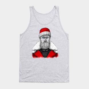 Santa Claus Hipster Tank Top